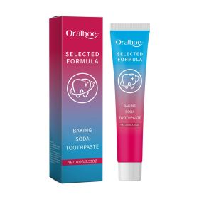 Oralhoe Baking Soda Toothpaste, Mint Fresh Teeth Cleaning Care Brightening Smile Teeth Cleaning Toothpaste